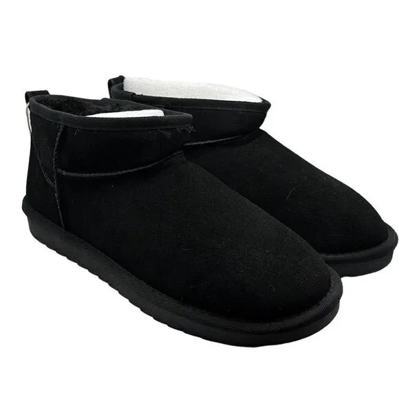 CUSHIONAIRE Women's pull on boot  8 BLACK