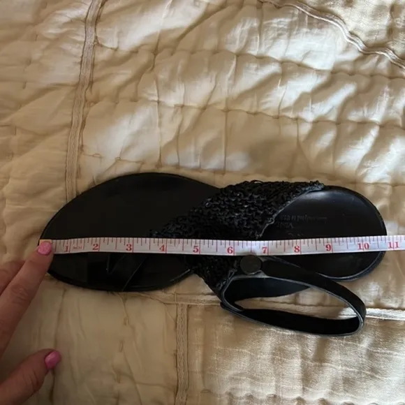 🖤🖤🖤Cydwoq Reptile sandals black 40 / 9 flats shoes