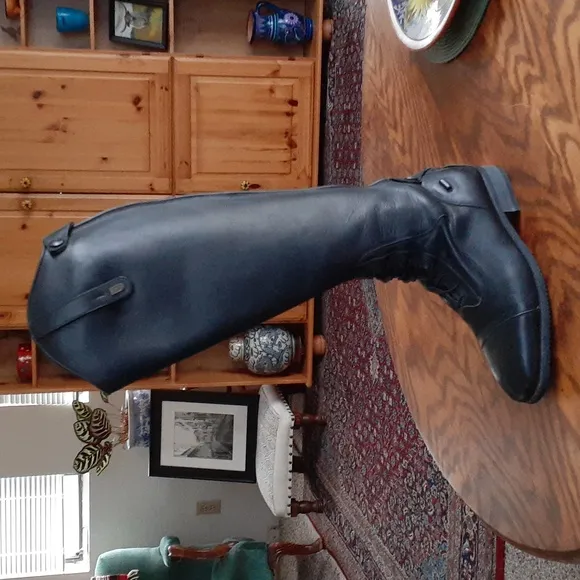 Da Vinci Tredstep Black Leather Equestrian Riding Boots size 40-MR