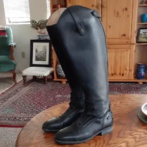 Da Vinci Tredstep Black Leather Equestrian Riding Boots size 40-MR