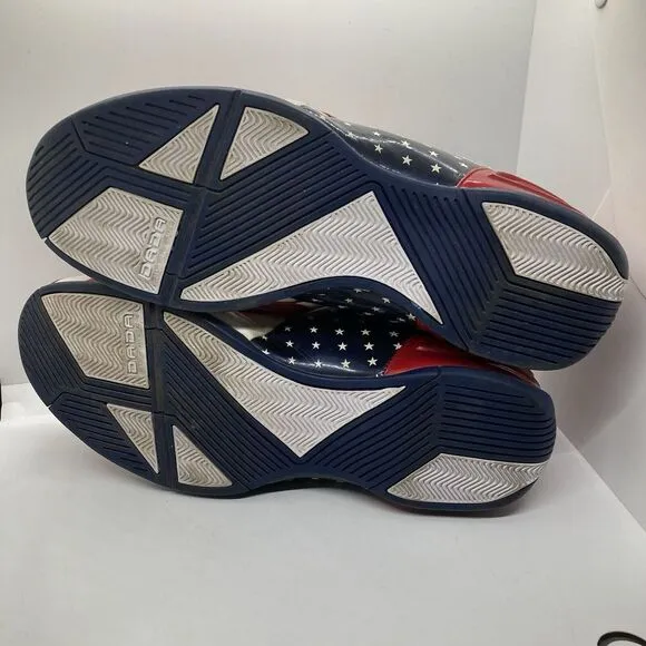 DaDa Supreme CDUBBZ  Men's Size 14‎ Chris Webber American Flag Shoes Sneakers