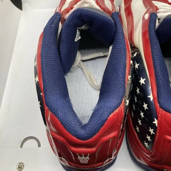 DaDa Supreme CDUBBZ  Men's Size 14‎ Chris Webber American Flag Shoes Sneakers