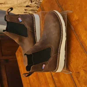 DANNER | BULL RUN | CHELSEA WEDGE WORK BOOT | WOMEN'S SIZE 9.5 | LIKE NEW