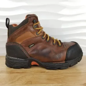 Danner Corvallis Mens 8 EE Brown Leather Non-Metallic Toe 5&quot; Work‎ Boots 17602