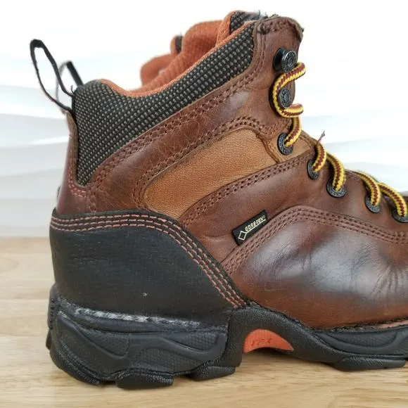 Danner Corvallis Mens 8 EE Brown Leather Non-Metallic Toe 5&quot; Work‎ Boots 17602