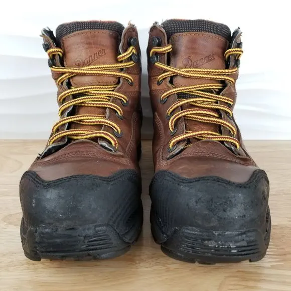 Danner Corvallis Mens 8 EE Brown Leather Non-Metallic Toe 5&quot; Work‎ Boots 17602