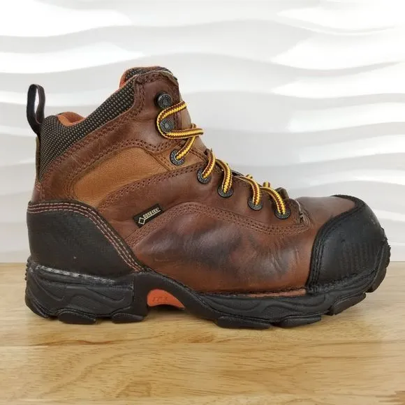 Danner Corvallis Mens 8 EE Brown Leather Non-Metallic Toe 5&quot; Work‎ Boots 17602