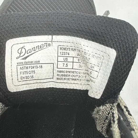 Danner Womens Run Time Safety Shoes F2413-18 Slip Resistant 7.5
