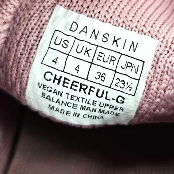 Danskin Pink Cheerful-G Slip On Sneakers