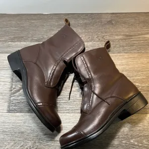 Dansko Brown Leather Boots woman’s size 40 (b120)