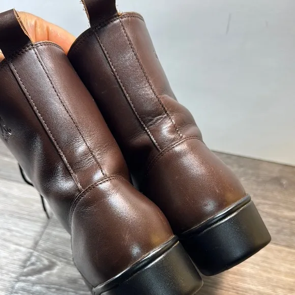Dansko Brown Leather Boots woman’s size 40 (b120)