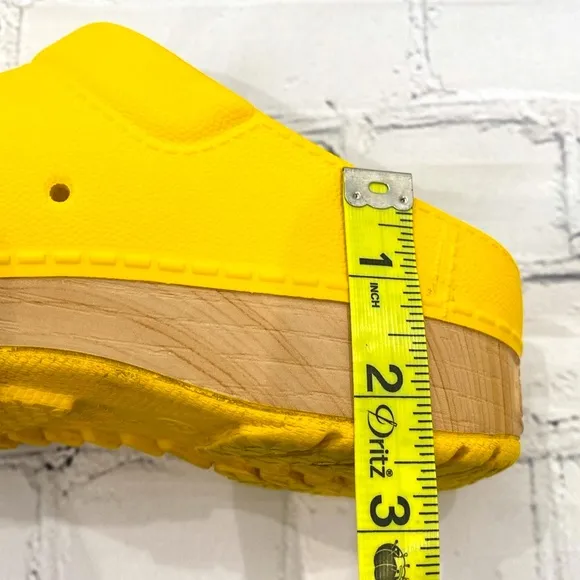 Dansko Kane Yellow Backless Nursing Clog