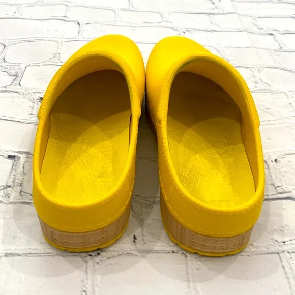 Dansko Kane Yellow Backless Nursing Clog