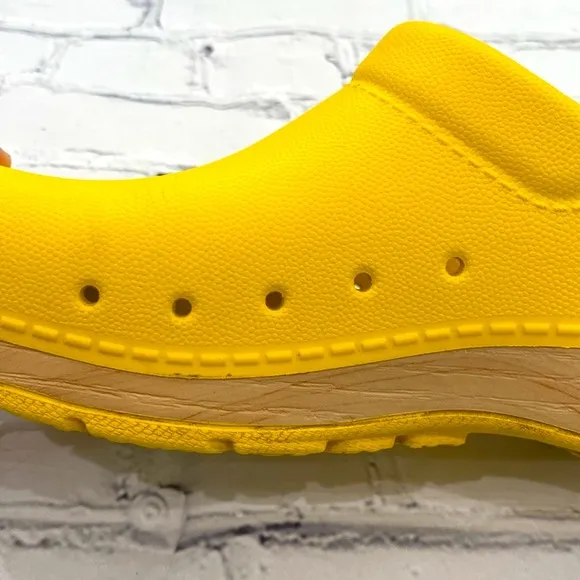 Dansko Kane Yellow Backless Nursing Clog