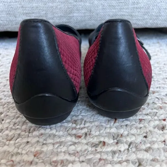 Dansko Orla Snake Cranberry Women's Mary Jane Shoes