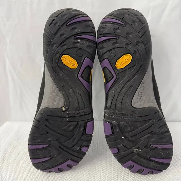 Dansko Patti Shoes Size 9 Slip On Vibram Nursing Black Leather Casual EU 39