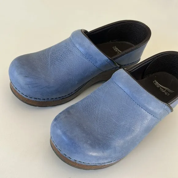 DANSKO Pro XP 2.0 Clogs Slip On Blue Color size 38 7.5/8