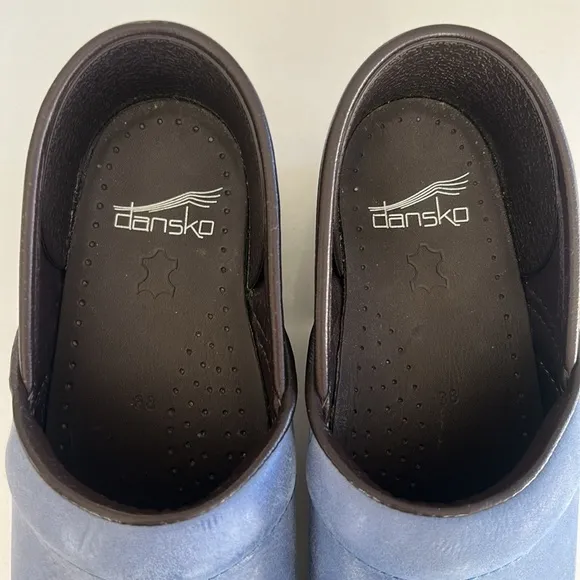 DANSKO Pro XP 2.0 Clogs Slip On Blue Color size 38 7.5/8