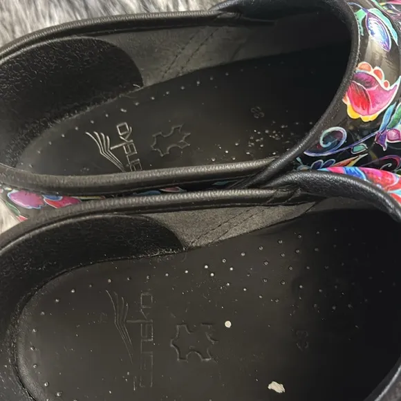Dansko professional nursing shoes floral print size 38