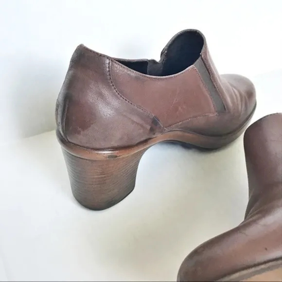 Dansko Slip On Heel Ankle Boots, 39