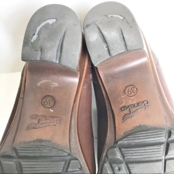 Dansko Slip On Heel Ankle Boots, 39
