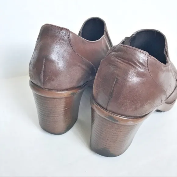 Dansko Slip On Heel Ankle Boots, 39