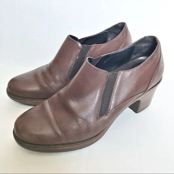 Dansko Slip On Heel Ankle Boots, 39