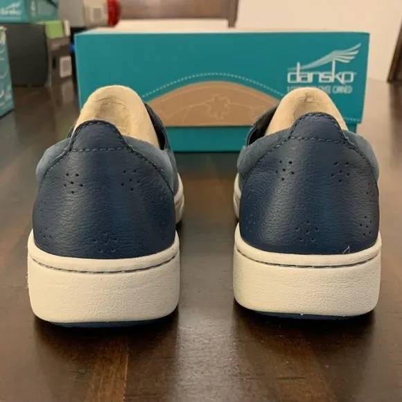 Dansko Suede Twin Gore Slip-on Sneakers Belle Navy Suede