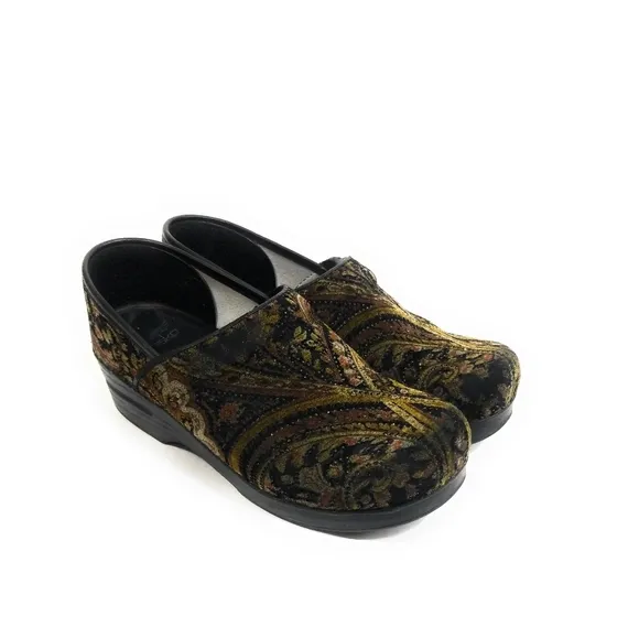DANSKO Womens Fabric Nurses Shoes Clogs Size 39