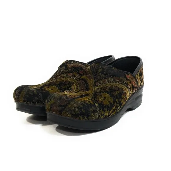 DANSKO Womens Fabric Nurses Shoes Clogs Size 39
