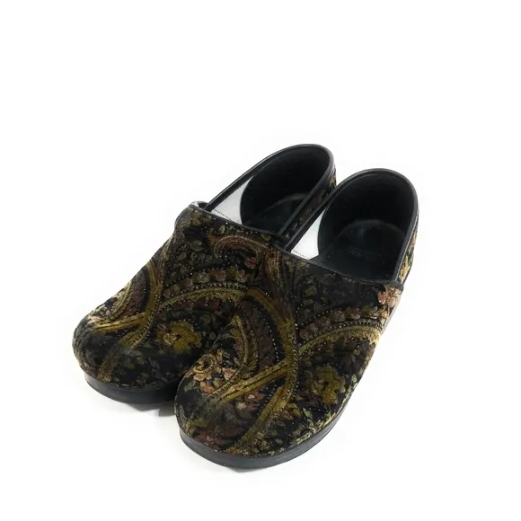 DANSKO Womens Fabric Nurses Shoes Clogs Size 39