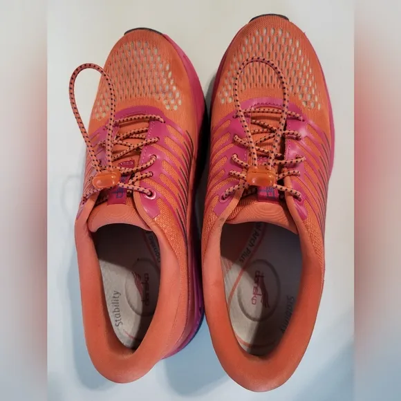 Dansko Women's Penni Coral Athletic Lace up Nursing Shoes Size 37 EU