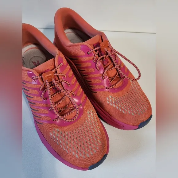 Dansko Women's Penni Coral Athletic Lace up Nursing Shoes Size 37 EU