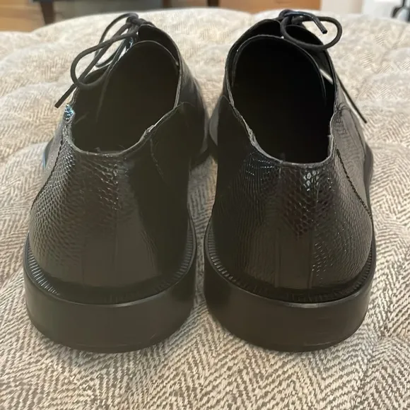 David Eden hand made crocodile dress shoes size 11