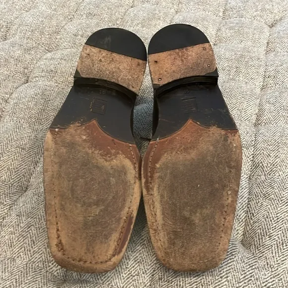 David Eden hand made crocodile dress shoes size 11