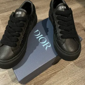 Dior Textured Black Sneakers