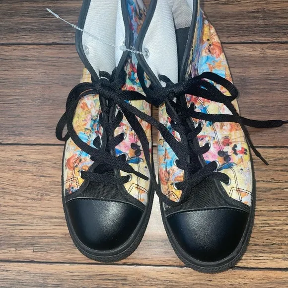Disney print high top sneakers character sneakers