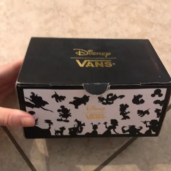 DISNEY Wonderland  VANS pink slip on baby sneakers