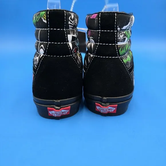 DISNEY x VANS SK8-HI 100yrs Villains Black Shoes Men's Size 6.5 Women's 8 NWT