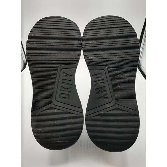 DKNY Black Slip-On Sneakers Size 8.5 M Womens
