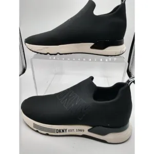 DKNY Black Slip-On Sneakers Size 8.5 M Womens