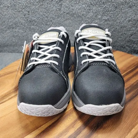 Doc Dr Martens Alsea Shoes Composite Safety Toe Black Mens Size 5 Womens Size 6