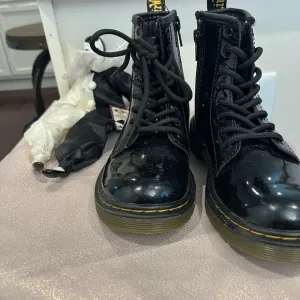 Doc Martens Black Patent Leather Boots