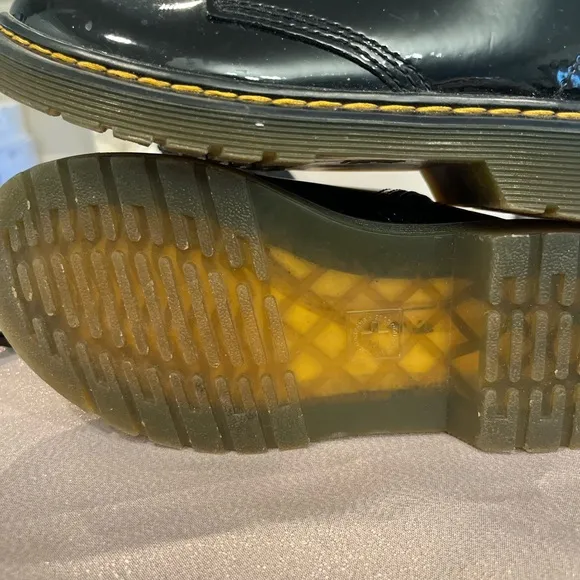 Doc Martens Black Patent Leather Boots