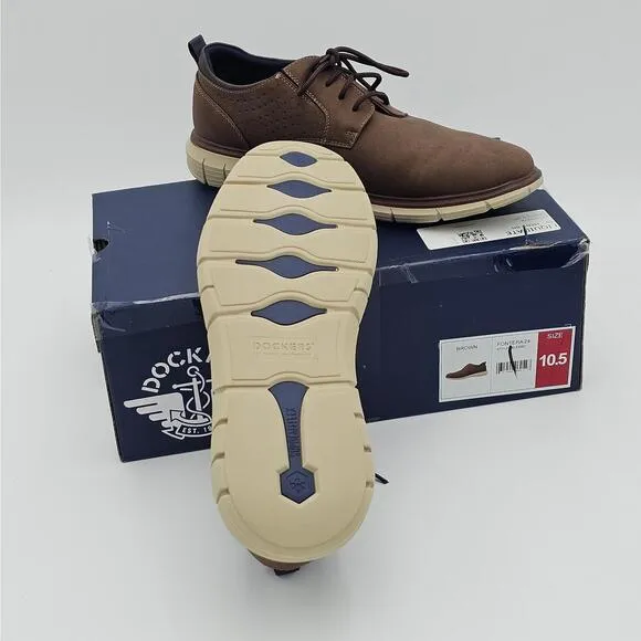Dockers Fontera 24‎ Men’s Dress Shoes, Brown, Size 10.5 (Style 90-43982)