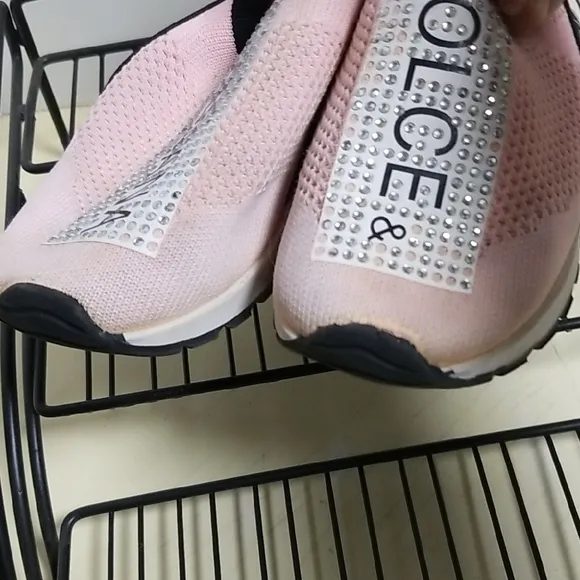 Dolce &amp; Gabbana Women's Pink Slip-On Sneakers