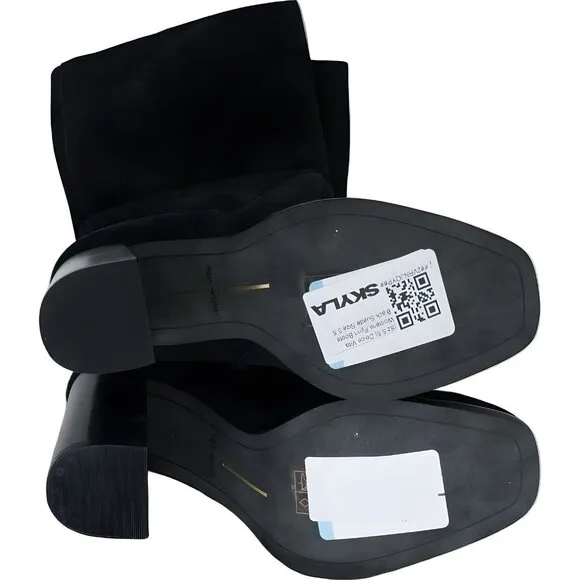 Dolce Vita Black Suede Fynn Women's Boots Size 5.5 - Excellent Condition