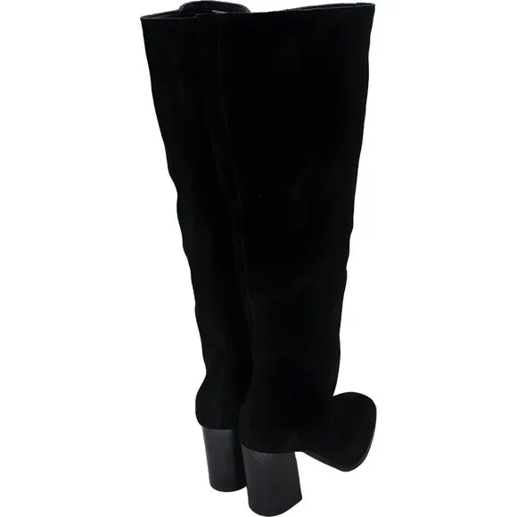Dolce Vita Black Suede Fynn Women's Boots Size 5.5 - Excellent Condition