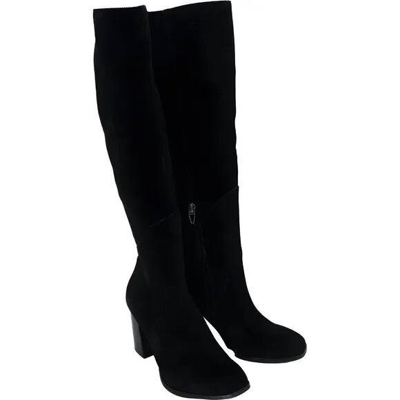 Dolce Vita Black Suede Fynn Women's Boots Size 5.5 - Excellent Condition