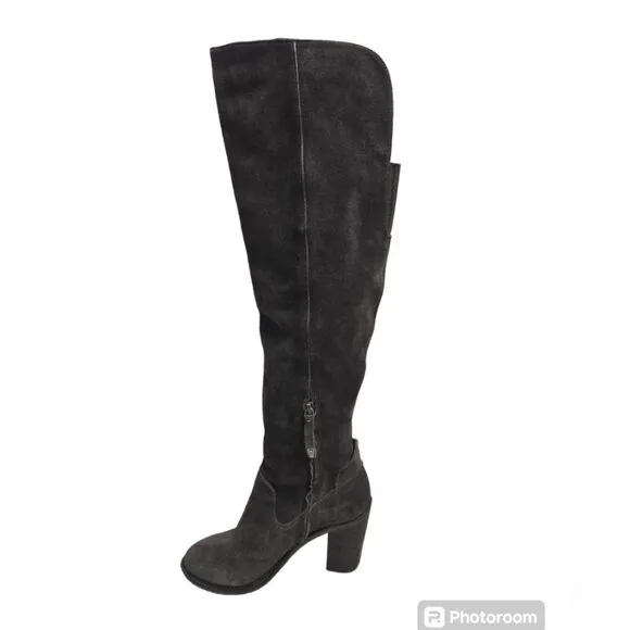 Dolce Vita Ohanna Over The Knee Boots Sz 7.5 Dark Gray